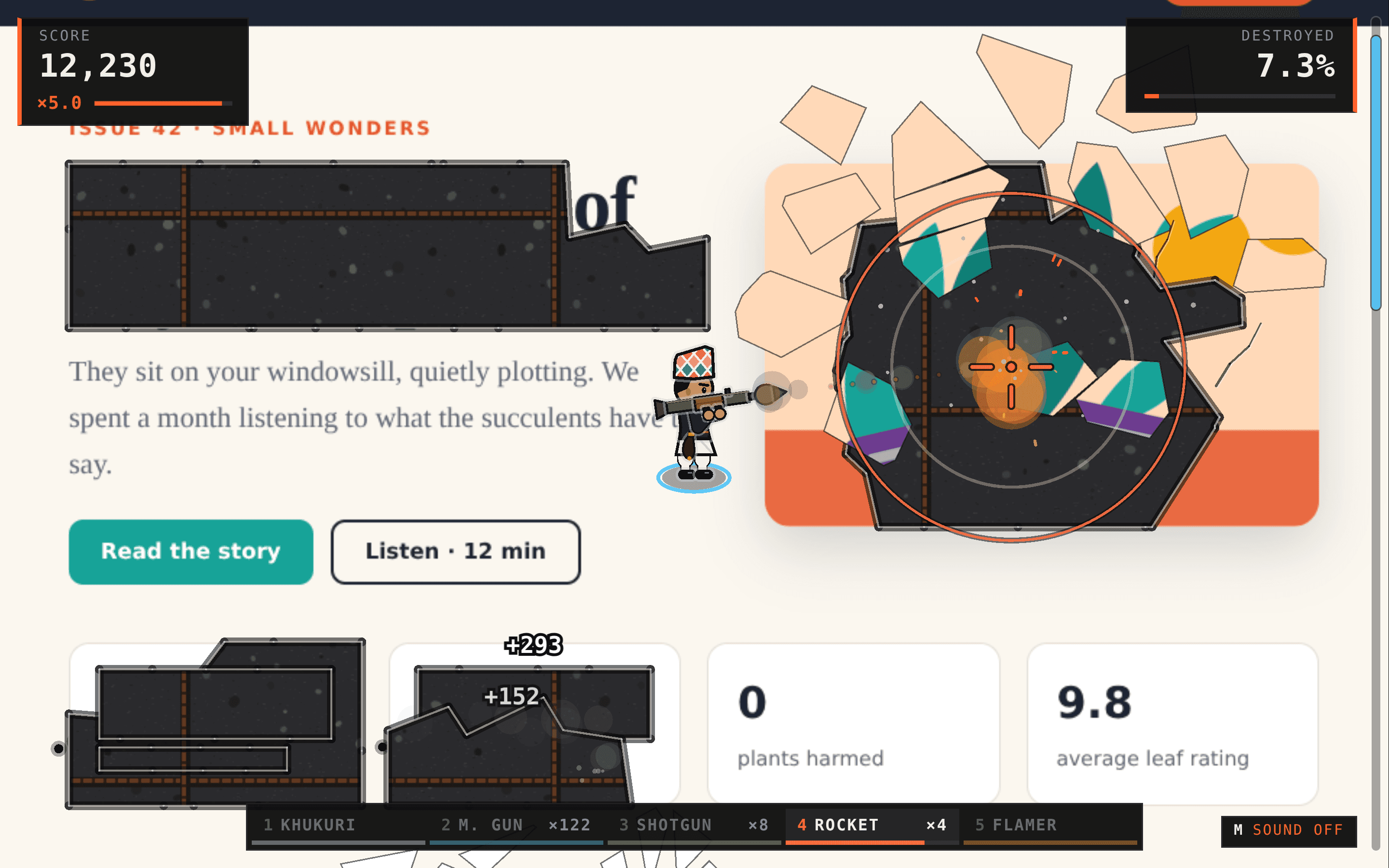 WreckTheWeb interface